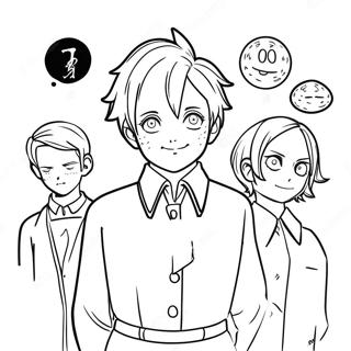 The Promised Neverland Coloring Page 59626-49490