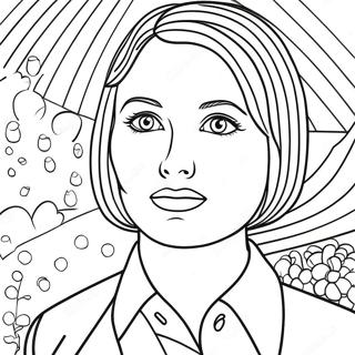 Roy Lichtenstein Coloring Page 59636-49502