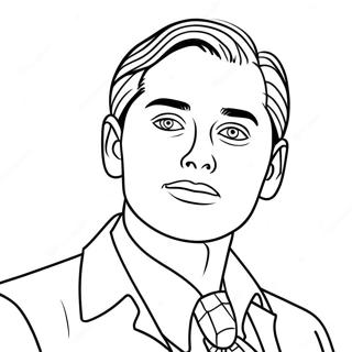 Roy Lichtenstein Coloring Page 59636-49504