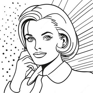 Roy Lichtenstein Coloring Pages