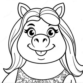 Miss Piggy Coloring Page 59646-49500