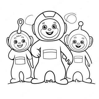 Teletubbies Coloring Pages