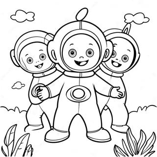 Teletubbies Coloring Page 5964-4762