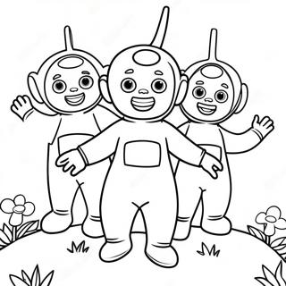 Teletubbies Coloring Page 5964-4763