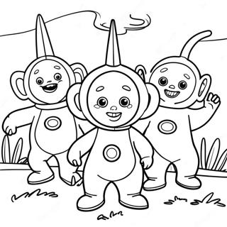 Teletubbies Coloring Page 5964-4764