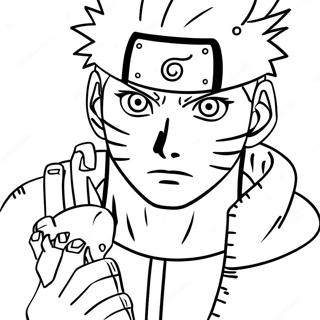 Pain Naruto With Rinnegan Coloring Page 59667-49526