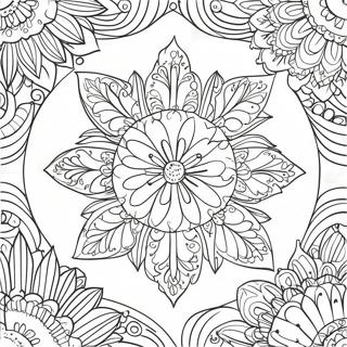 Simple Ornament Coloring Page 59686-49534