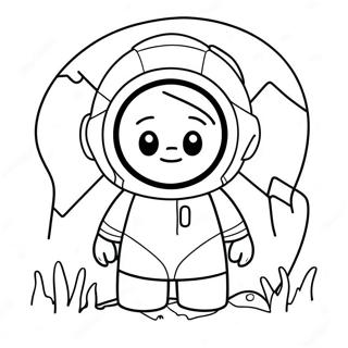 Among Us Mini Crewmate Coloring Page 59696-49542