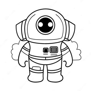 Among Us Mini Crewmate Coloring Page 59696-49544