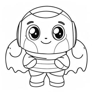 Cute Among Us Mini Crewmate Coloring Page 59697-49551