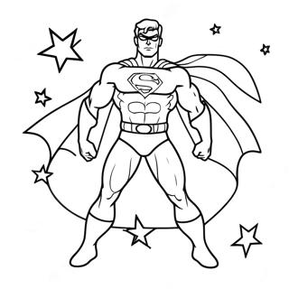 Superhero Christmas Coloring Pages