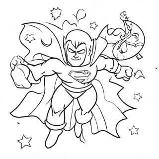 Superhero Christmas Coloring Page 59716-49564