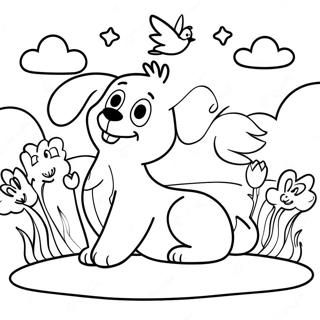 All Dogs Go To Heaven Coloring Page 59736-49584