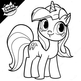 Sunset Shimmer Coloring Page 59746-49588