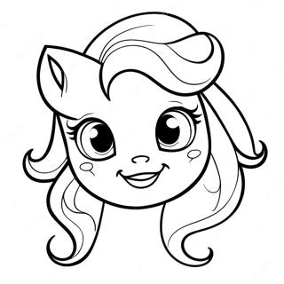 Sunset Shimmer With Magical Hair Coloring Page 59747-49589