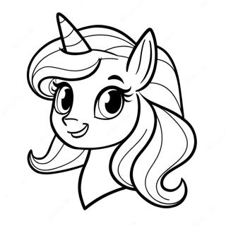 Sunset Shimmer With Magical Hair Coloring Page 59747-49590