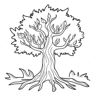 Burning Bush Coloring Page 59766-49603