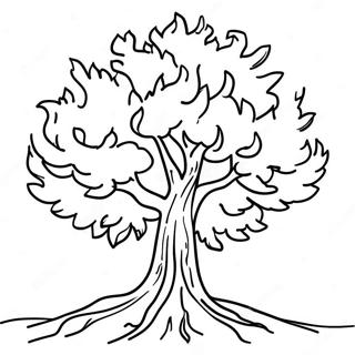 Burning Bush Coloring Pages