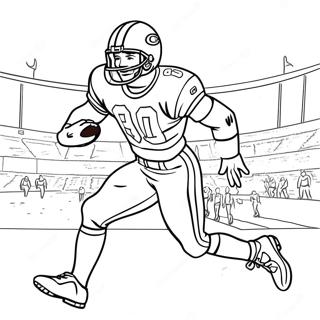 Jerry Rice Catching A Football Coloring Page 59817-49649