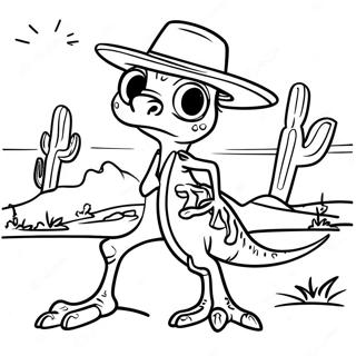 Rango In The Desert Coloring Page 59847-49658