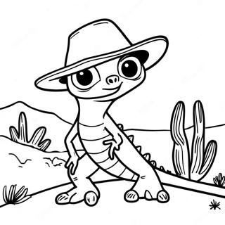 Rango In The Desert Coloring Page 59847-49659