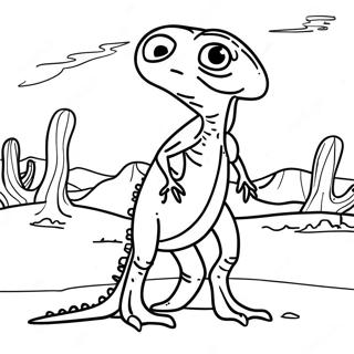 Rango In The Desert Coloring Page 59847-49660