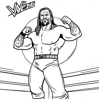 Wwe Coloring Page 5984-4779