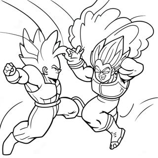 Goku Vs Frieza Coloring Pages