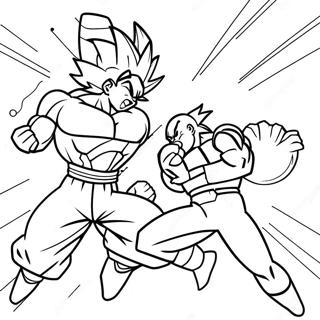 Goku Vs Frieza Epic Battle Coloring Page 59866-49696