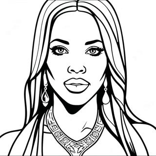 Aaliyah Coloring Pages