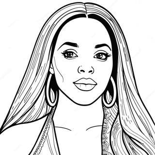 Aaliyah Coloring Page 59876-49686