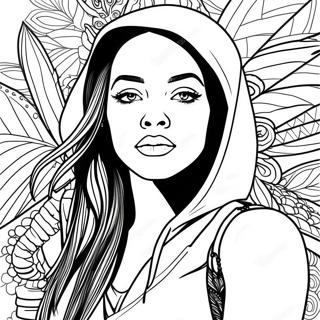 Aaliyah Coloring Page 59876-49688