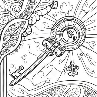 Key Coloring Page 59886-49698