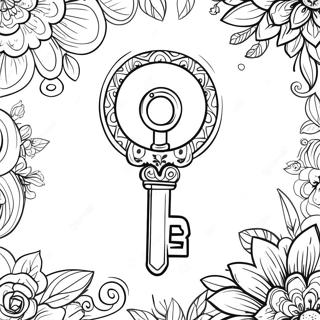 Key Coloring Page 59886-49699