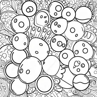 Colorful Bingo Dauber Patterns Coloring Page 59897-49710