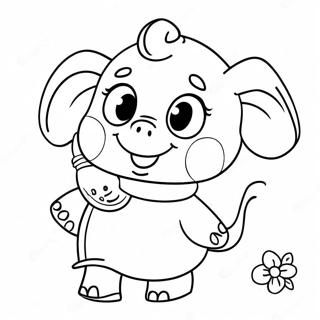 Emily Elephant Peppa Pig Coloring Pages