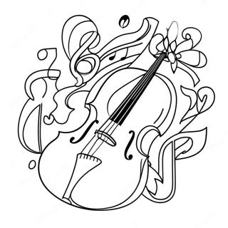 Christmas Music Coloring Pages