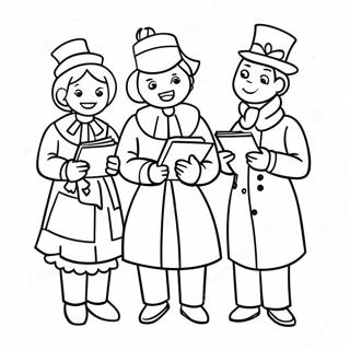 Christmas Music Coloring Pages