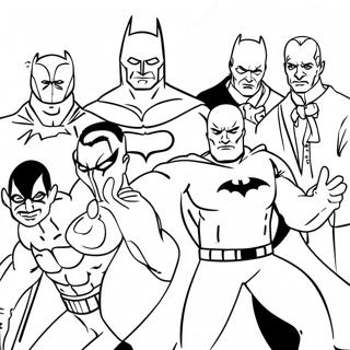 Batman Villains Coloring Pages