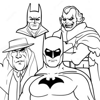 Batman Villains Coloring Page 59946-49746