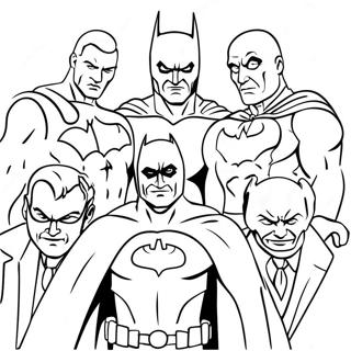 Batman Villains Coloring Page 59946-49747