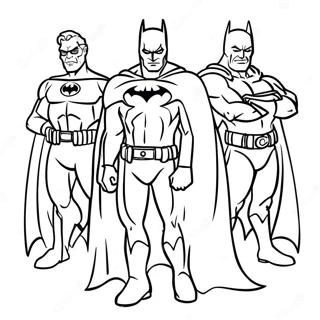 Batman Villains Coloring Page 59946-49748