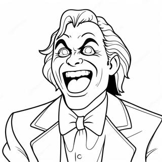 Joker Laughing Manically Coloring Page 59947-49750