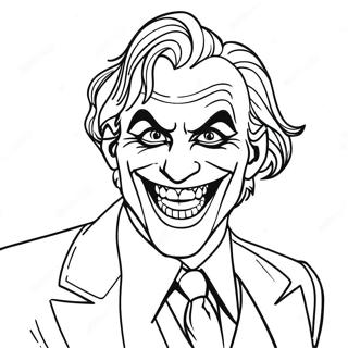 Joker Laughing Manically Coloring Page 59947-49751