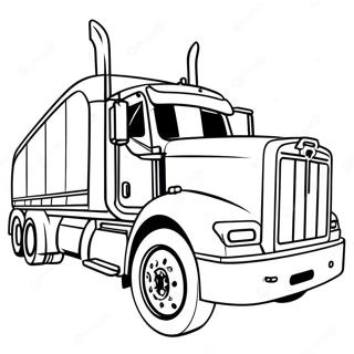 Semi Truck Coloring Pages