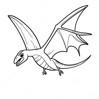 Flying Pteranodon Coloring Page 59987-49781