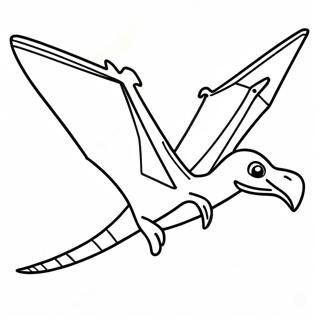 Flying Pteranodon Coloring Page 59987-49783