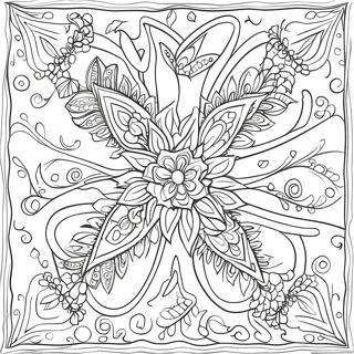 Colorful Bandana Designs Coloring Page 59997-49789