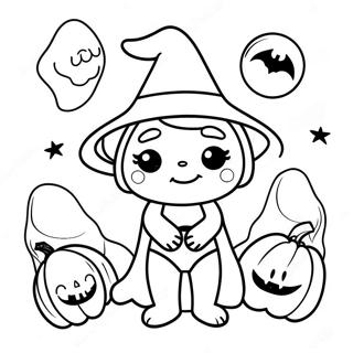 Cute Halloween Coloring Page 60016-49810