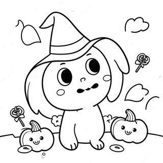 Cute Halloween Coloring Page 60016-49812